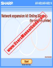 Voir AR-NB2/N pdf Manuel d'utilisation, manuel Network Printer, anglais