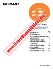 Ver AR-NB2/N pdf Manual de Operación, Manual de Escáner de Red, Alemán