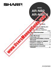 View AR-NB2/N pdf Operation Manual, Setup Guide, Czech