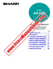Ansicht AR-NB3 pdf Bedienungsanleitung, Netzwerkdruckerhandbuch, Englisch