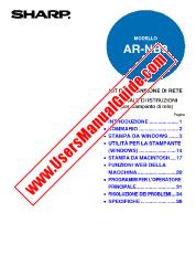 Ansicht AR-NB3 pdf Bedienungsanleitung, Netzwerkdruckerhandbuch, Italienisch