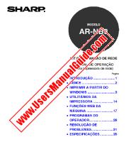 Voir AR-NB3 pdf Manuel d'utilisation, manuel d'imprimante réseau, portugais