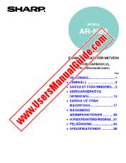Voir AR-NB3 pdf Manuel d'utilisation, manuel d'imprimante réseau, suédois