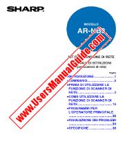 Vezi AR-NB3 pdf Manual de utilizare, Rețeaua Scanner Manual, italiană