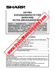 Ansicht AR-PB2 pdf Bedienungsanleitung, Drucker Erweiterungs-Kit, Schwedisch