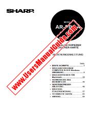 Voir AR-PB2A pdf Manuel d'utilisation de l'imprimante allemand Modul