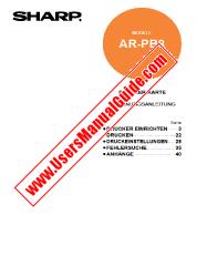 View AR-PB8 pdf Operation Manual Printer Modul, German