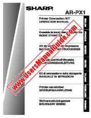 Ver AR-PX1 pdf Manual de operación, extracto de idioma alemán.