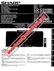 Vezi CD/CP-C2400H/R pdf Manual de funcționare, extractul de limba germană