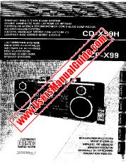 Vezi CD/CP-X99/H pdf Manual de funcționare, extractul de limba engleză