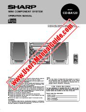 Ver CD-BA120 pdf Manual de Operación, Inglés