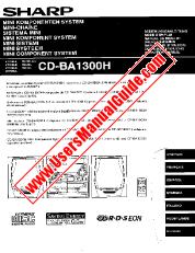 Ver CD-BA1300H pdf Manual de operaciones, extracto de idioma español.
