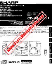 View CD-BA1500H pdf Operation Manual, extract of language German