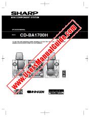 Ver CD-BA1700H pdf Manual de Operación, Inglés