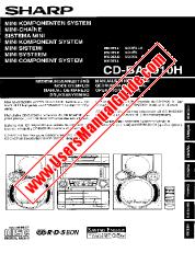 View CD-BA2010H pdf Operation Manual, extract of language German