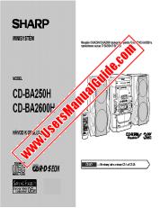 Voir CD-BA250H/2600H pdf Manuel d'utilisation, tchèque