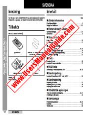 View CD-BA250H/2600H pdf Operation Manual, extract of language Swedish