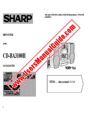 Ver CD-BA3100H pdf Manual de operaciones, checo