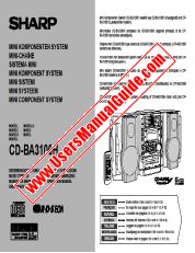 View CD-BA3100H pdf Operation Manual, extract of language German
