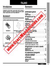 View CD-BA3100H pdf Operation Manual, extract of language Italian