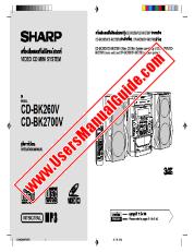 Vezi CD-BK260V/BK2700V pdf Manual de utilizare, engleză