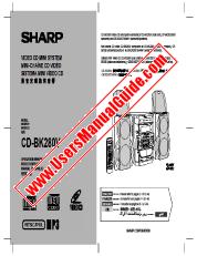 View CD-BK280V pdf Operation Manual, English French Spanish