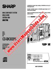 View CD-BK3020W pdf Operation Manual, English, French, Spanish