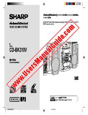 Vezi CD-BK310V pdf Manual de utilizare, engleză