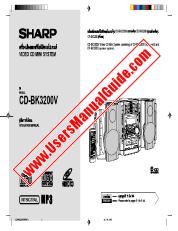 Vezi CD-BK3200V pdf Manual de funcționare, extractul de limba engleză