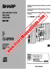 View CD-BP90W pdf Operation Manual, English, French, Spanish