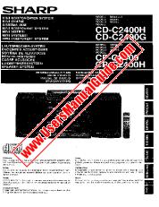 Vezi CD/CP-C2400H/G pdf Manual de funcționare, extractul de limba franceză