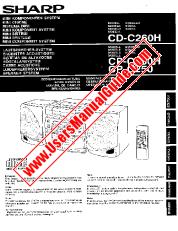 View CD/CP-C250/260H pdf Operation Manual, extract of language German