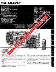 Vezi CD/CP-C25O/H pdf Manual de funcționare, extractul de limba franceză