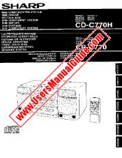 Voir CD/CP-C770/H pdf Manuel d'utilisation, allemand, français, espagnol, suédois, italien, néerlandais, anglais