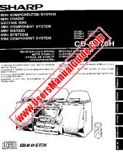 Ver CD-C470H pdf Manual de operaciones, extracto de idioma inglés.