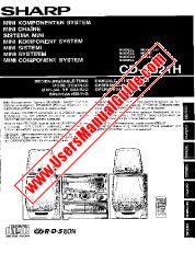 Ver CD-C621H pdf Manual de operaciones, extracto de idioma inglés.