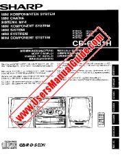 Voir CD-C631H pdf Operation-Manual, allemand, français, espagnol, suédois, italien, néerlandais, anglais