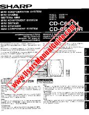 View CD-C661H/HR pdf Operation Manual, extract of language German