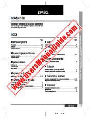View CD-CH1500H pdf Operation Manual, extract of language Spanish