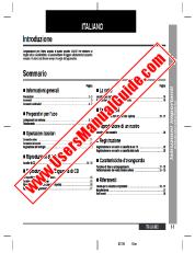 Ver CD-CH1500H pdf Manual de operación, extracto de idioma italiano.