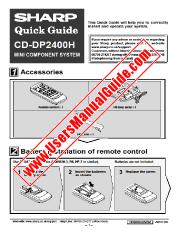 View CD-DP2400H pdf Operation Manual, Quick Guide, English