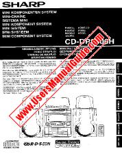 View CD-DP2500H pdf Operation Manual, extract of language German