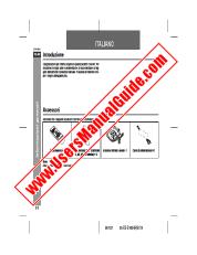 View CD-E100H pdf Operation Manual, extract of language Italian