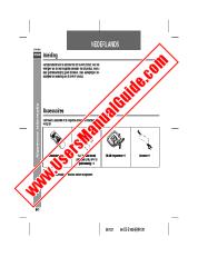 Ver CD-E100H pdf Manual de operación, extracto de idioma holandés.