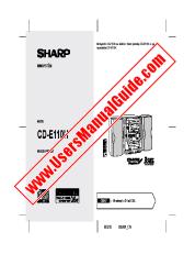 Ver CD-E110H pdf Manual de operaciones, checo