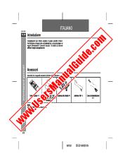 View CD-E110H pdf Operation Manual, extract of language Italian