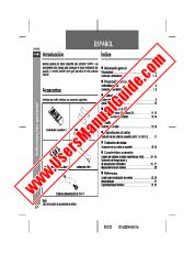 View CD-E200H pdf Operation Manual, extract of language Spanish