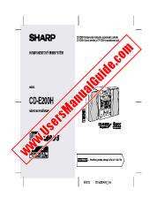 Ver CD-E200H pdf Manual de operaciones, eslovaco