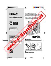 Ver CD-E250E pdf Manual de Operación, Inglés