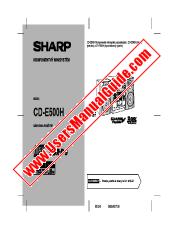 View CD-E500H pdf Operation Manual, Slovak